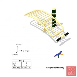 Banc d'abdominals NT-45